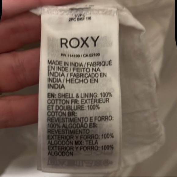 EUC Roxy Button Front Sundress Size Medium - Picture 5 of 7